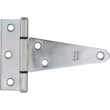 National 4 In. Zinc-Plated Steel Heavy-Duty Tee Hinge N129023